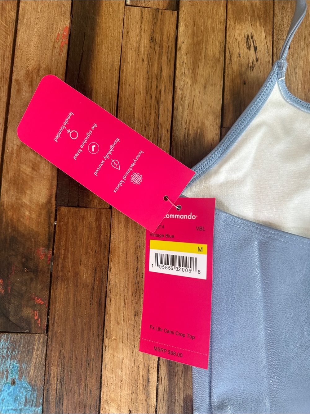 Commando Light Gray Stretch Cami Tank - Picture 4 of 5